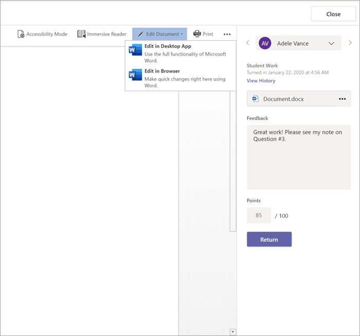 Окачествяване на задача от ученик