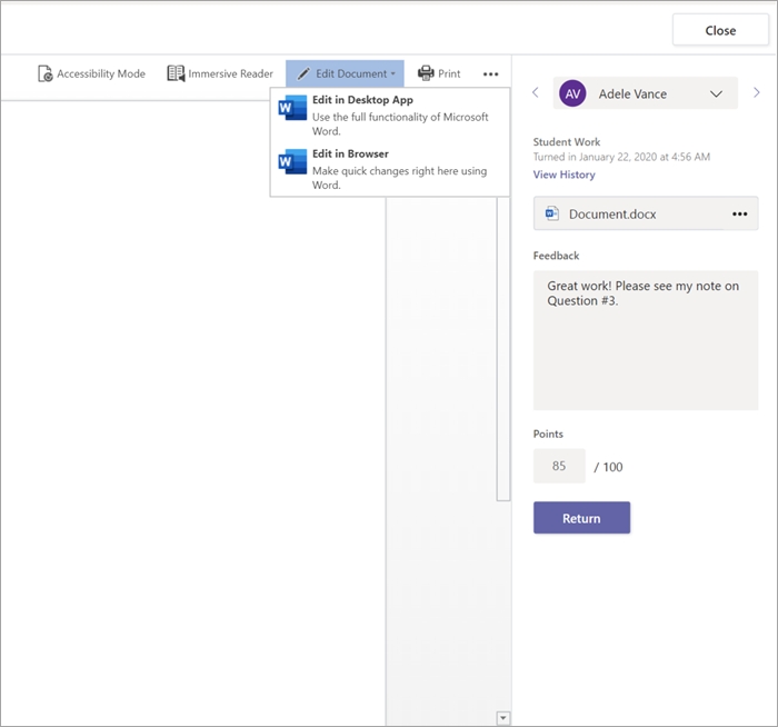 Окачествяване на задача от ученик